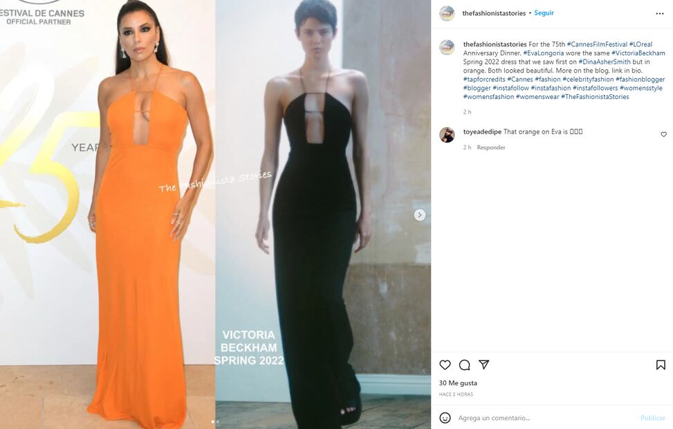Eva Longoria tiene el vestidazo ideal de Victoria Beckham para sobrevivir a este calor
