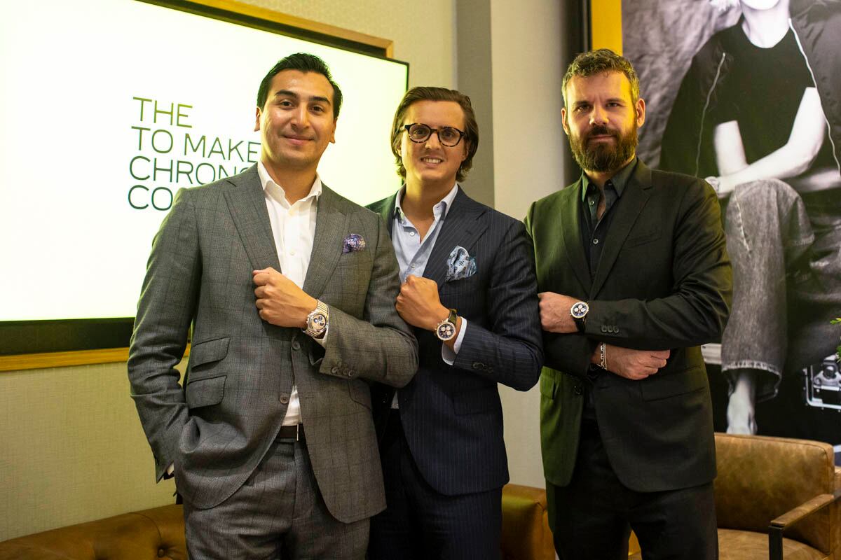 Kelvin Pérez, Antoine Loron y Gianfranco Gentile. (Foto: Esteban Torreblanca)