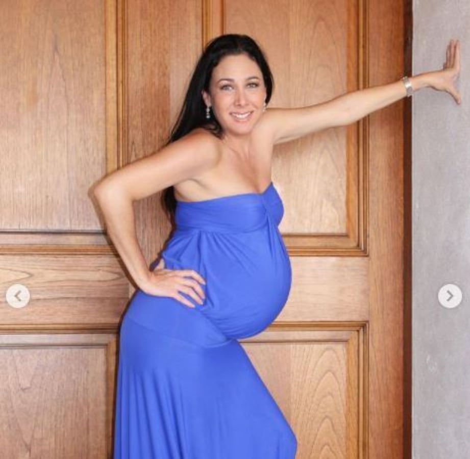 María Laura Medina de Salinas en su primer embarazo / Foto: Instagram
