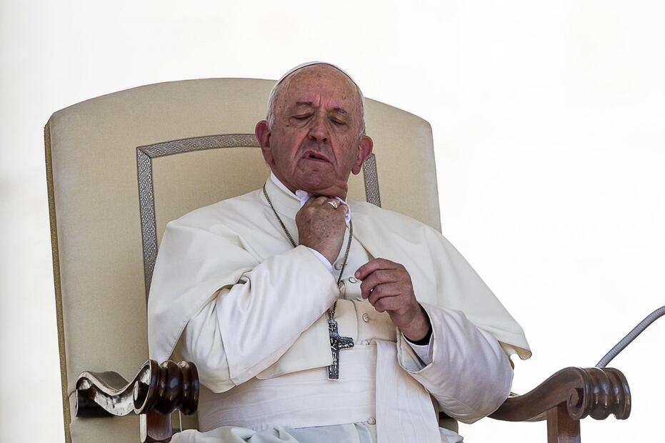 Por una "ligera indisposición" el papa Francisco cancela misa en Roma