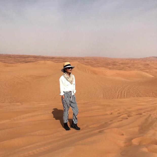 FOTOS: el impresionante viaje de Martha Debayle a Dubai