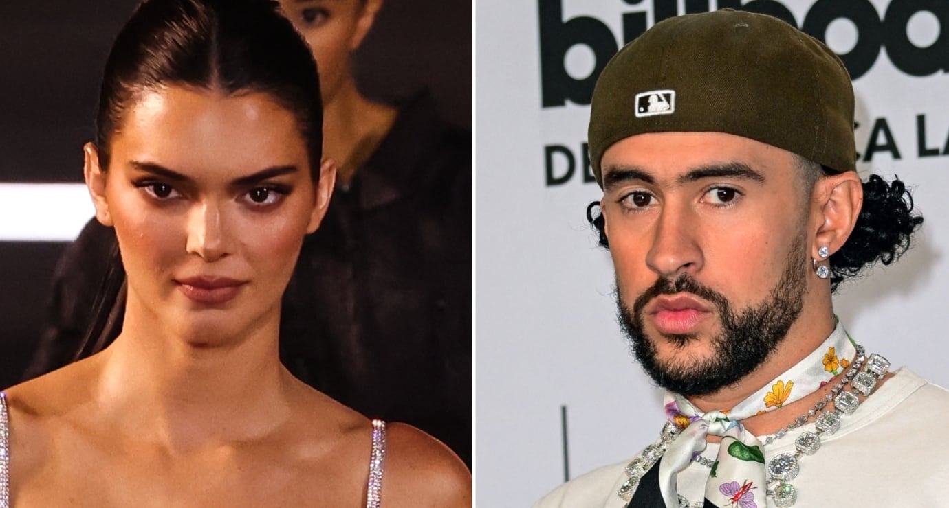 Kendall Jenner disfruta con Bad Bunny del concierto de Luis Miguel