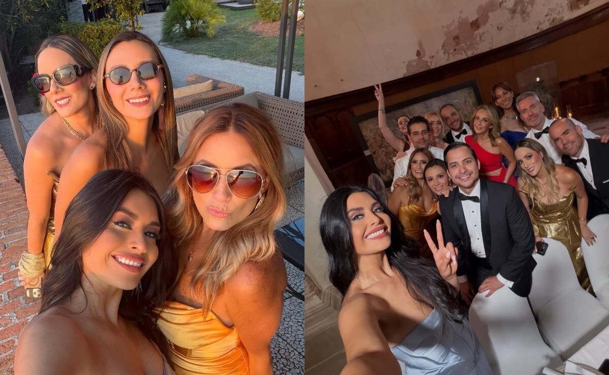 Los invitados a la renovación de votos de Shanik Aspe y Mauricio Odiardi (Fotos: RRSS)