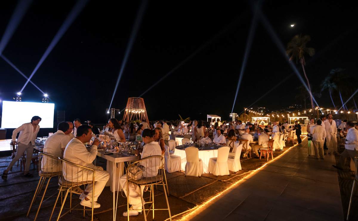 La White Party del Abierto Mexicano de Tenis 2026 / Foto: Esteban Torreblanca