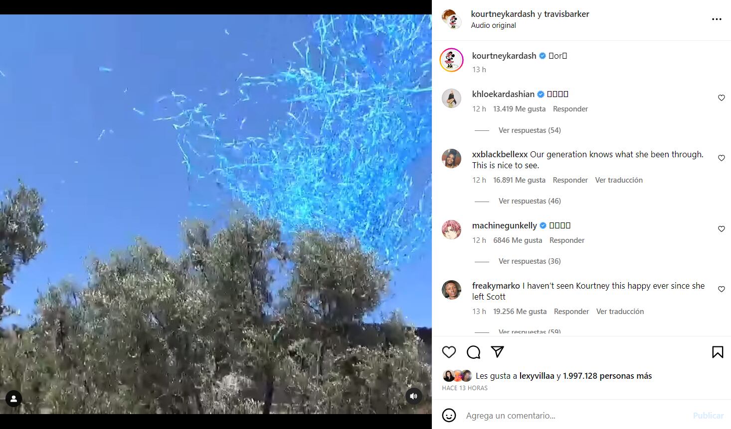 Kourtney Kardashian y Travis Barker serán papás de un niño / Instagram