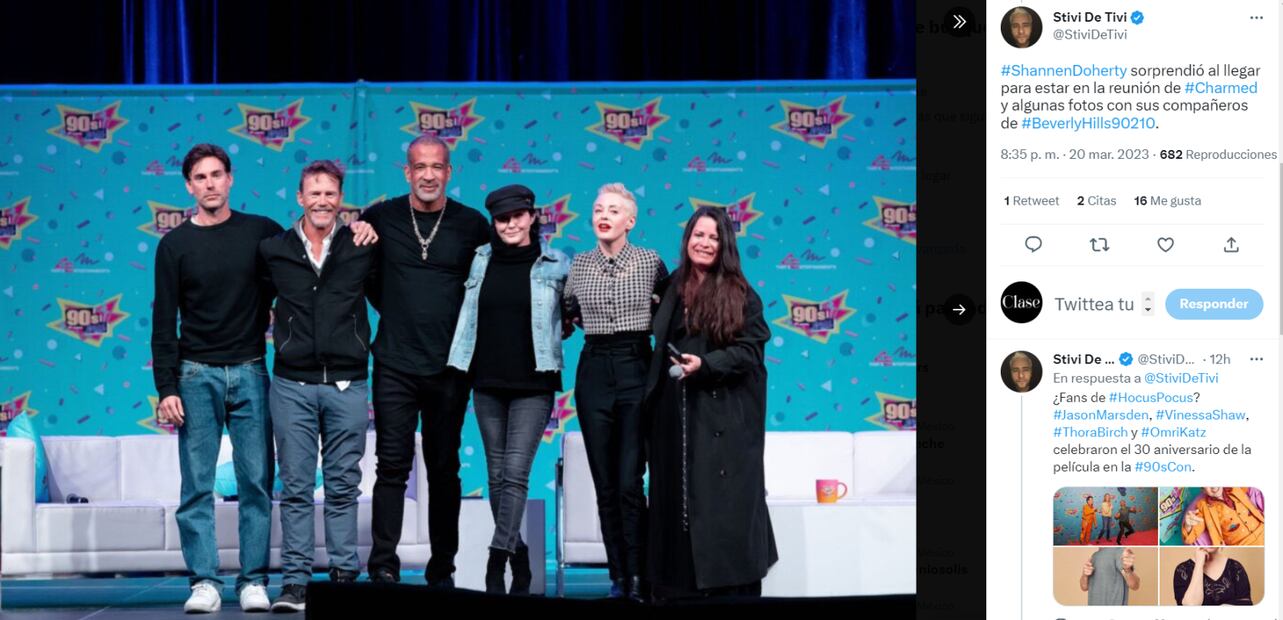 Reaparece Shannen Doherty, de Beverly Hills 90210, así luce ahora