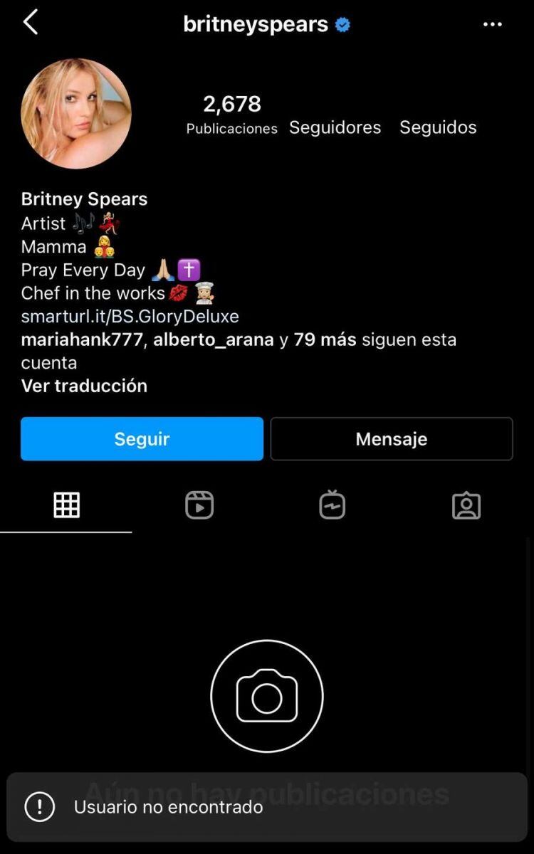 Britney Spears regresa a Instagram: "no se preocupen amigos"