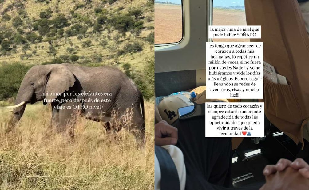 Ale Caeptillo compartió algunos vistazos de su luna de miel en África / Foto: Instagram @alecapetilloga