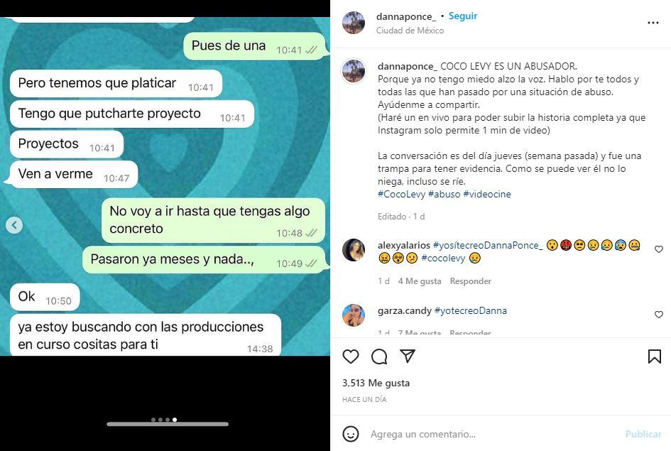 Hijo de Talina Fernández, Coco Levy, es acusado de acoso sexual