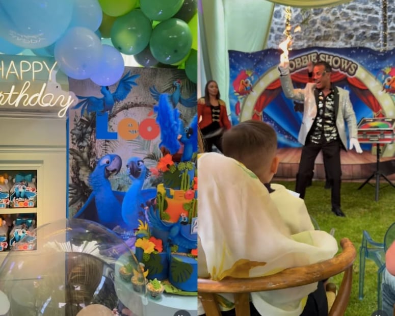 La fiesta de cumpleaños de León, hijo de Carlos Rivera y Cynthia Rodríguez / Foto: Instagram
