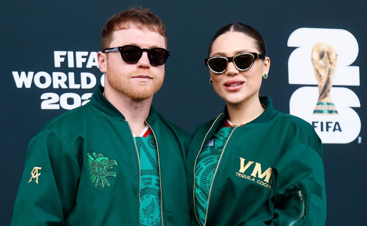 Saúl 'Canelo' Álvarez y Fernanda Gómez / Foto: AFP