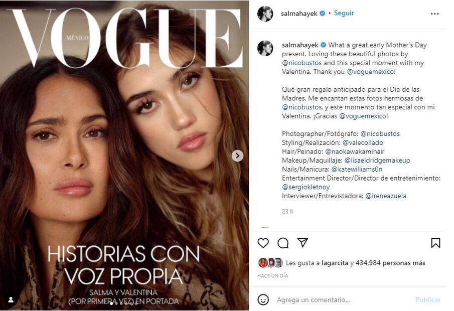 Salma Hayek revela que trae en su bolso chile en polvo y palo santo