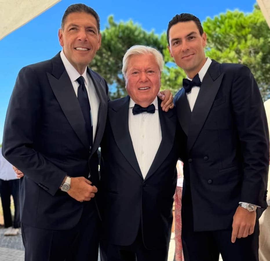 Carlos Hank González, Carlos Hank Rhon y Carlos Hank Guerreiro / Foto: Especial