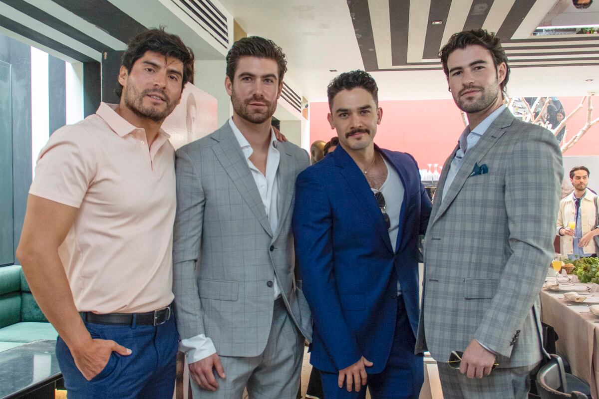 Cristian Ramos, Pedro Silvente, José Manuel Rincón y Eduardo González. (Foto: Angélica Chema)