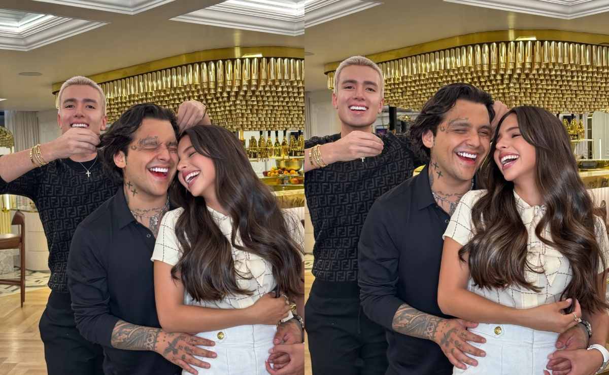 Ángela Aguilar y Christian Nodal / Foto: Instagram @micky_hair