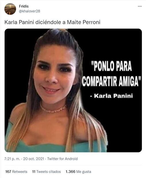 ¿Por qué comparan a Maite Perroni con Karla Panini en memes?