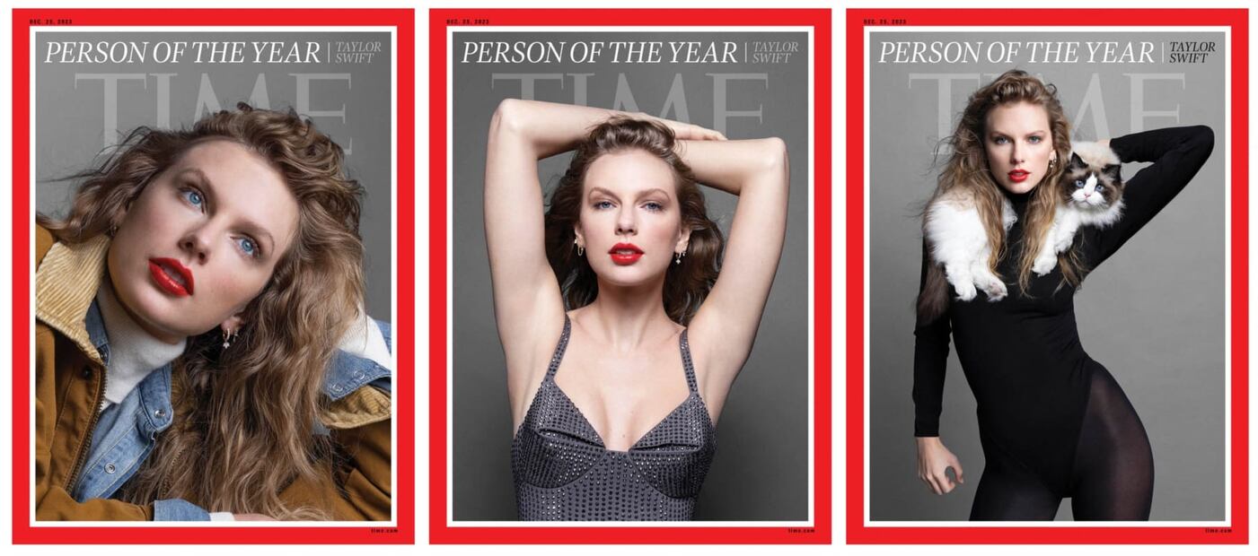 Taylor Swift reconocida como 'Person of the year' en la revista TIME / AFP