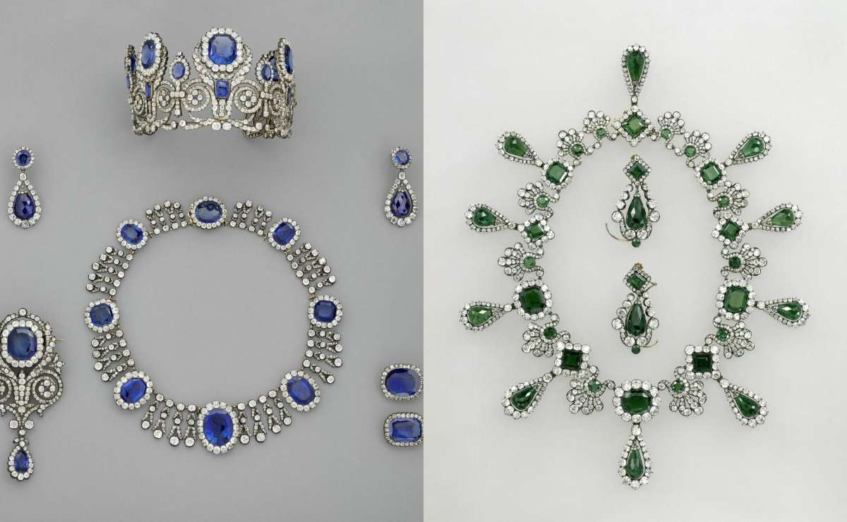 Las joyas sustraídas del Museo de Louvre / Fotos: EFE