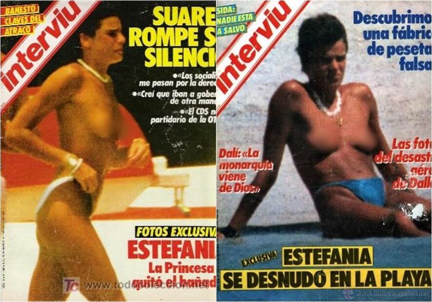 La hija de la princesa Estefanía de Mónaco es captada en topless