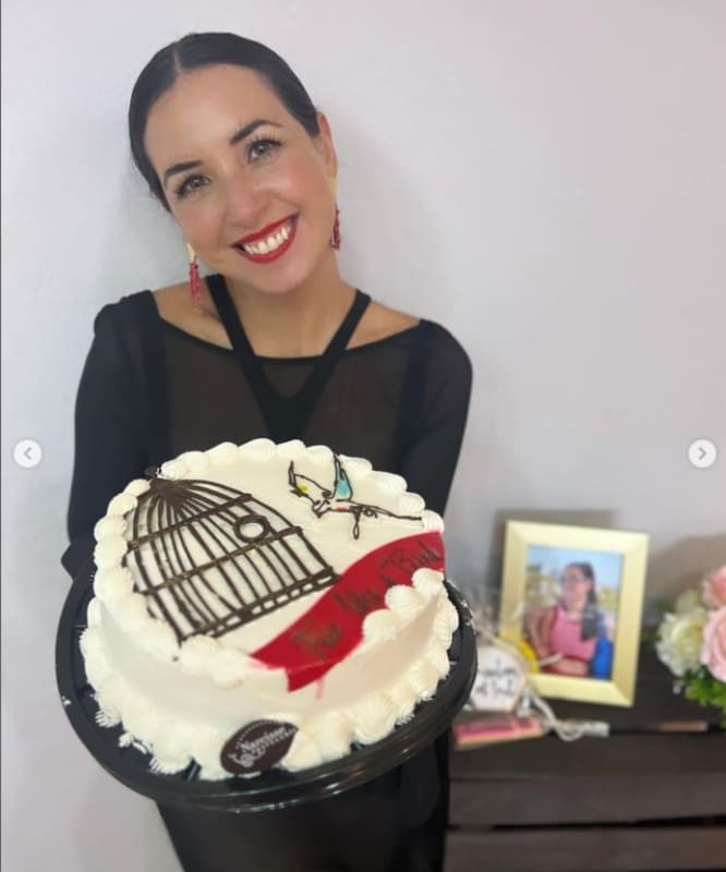 Fátima Torre en su fiesta de divorcio / Instagram: @fatimatorre