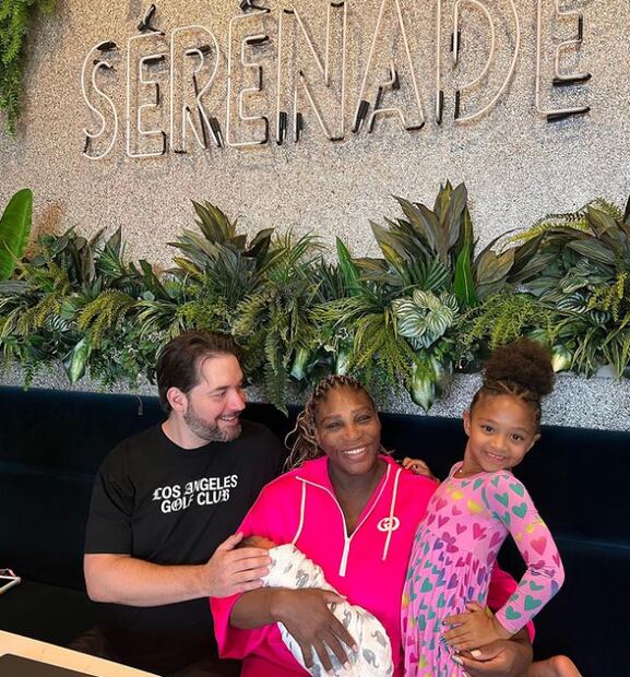 Serena Williams y su familia/Instagram