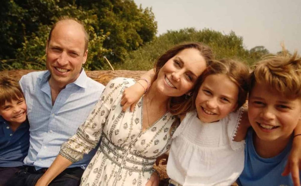 El príncipe William y Kate Middleton con sus hijos / Foto: Especial