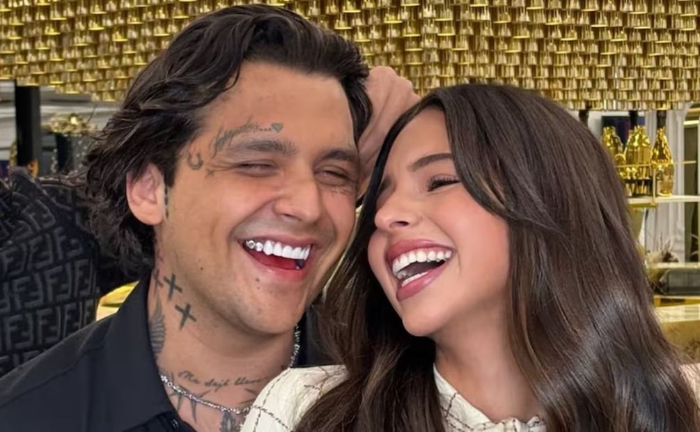 Christian Nodal y Ángela Aguilar / Foto: Instagram @micky_hair