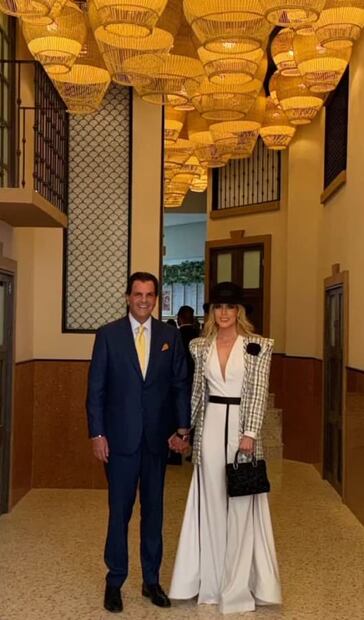 Tania Ruiz y Alejandro Baillères juntos en León / Foto: Instagram