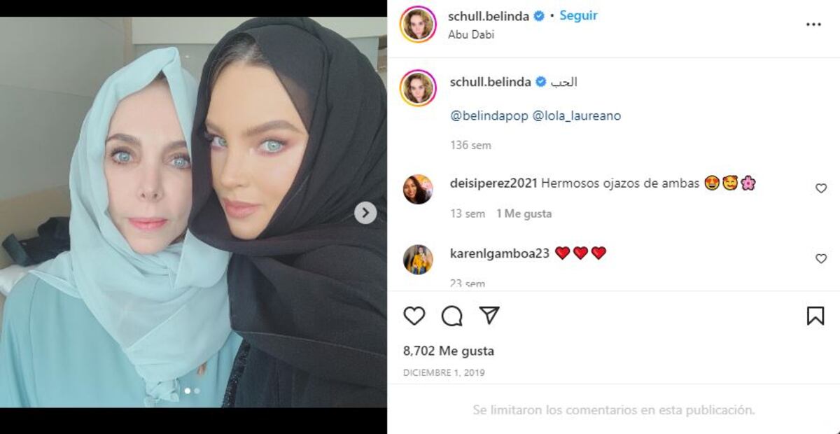 Mamá de Belinda reza por su hija: “Ella ha trabajado mucho para ser feliz”