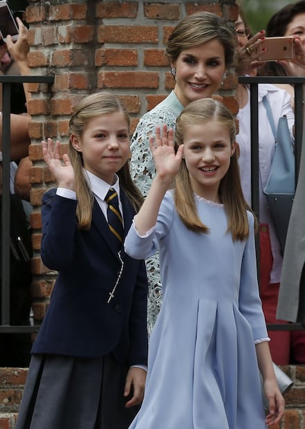 La primera comunión de la infanta Sofía 