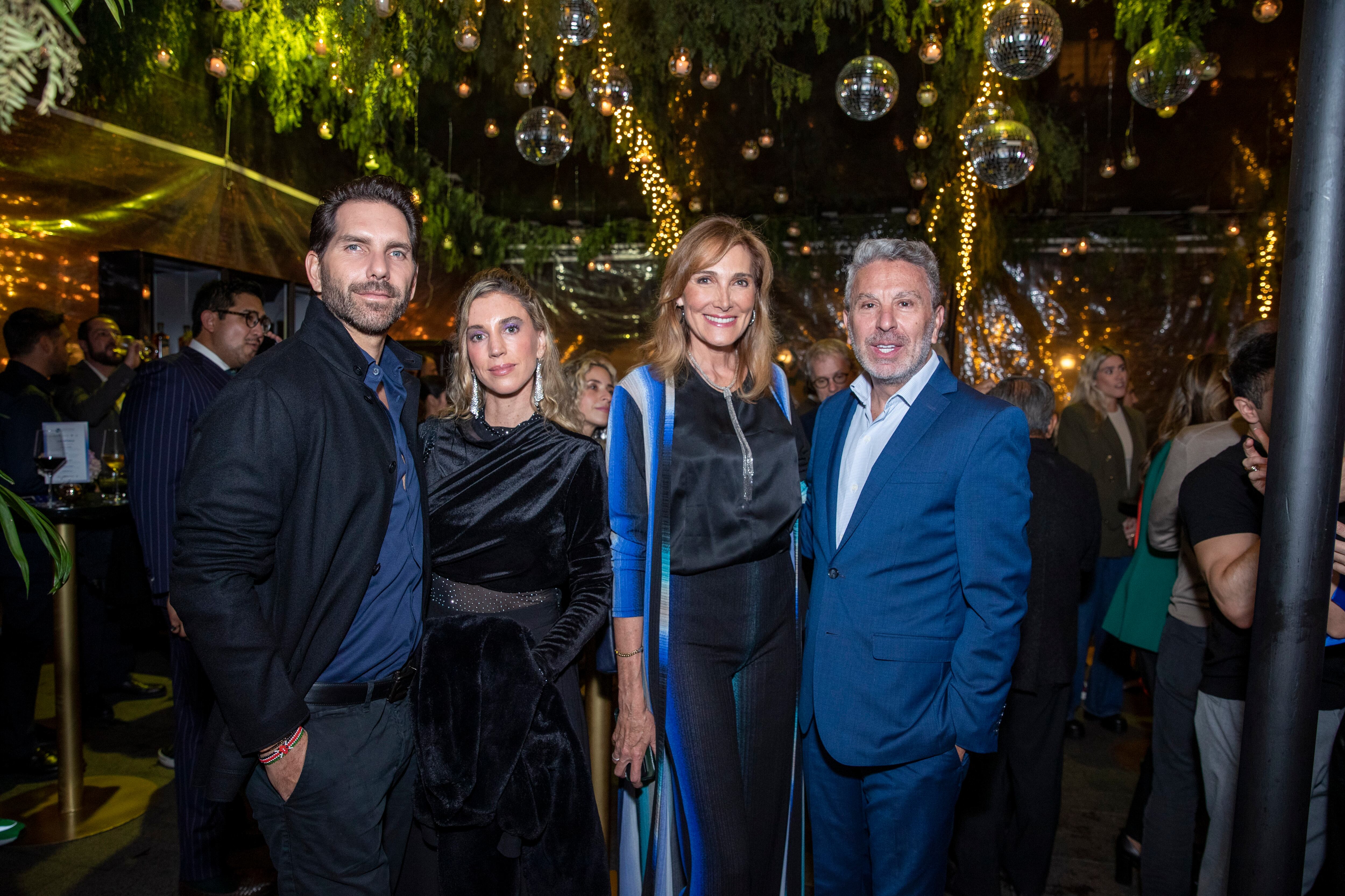 Arap Bethke, Anna Tazzer, Alejandra Alemán y Rafael Micha. (Foto: Edgar Silva Fuentes)