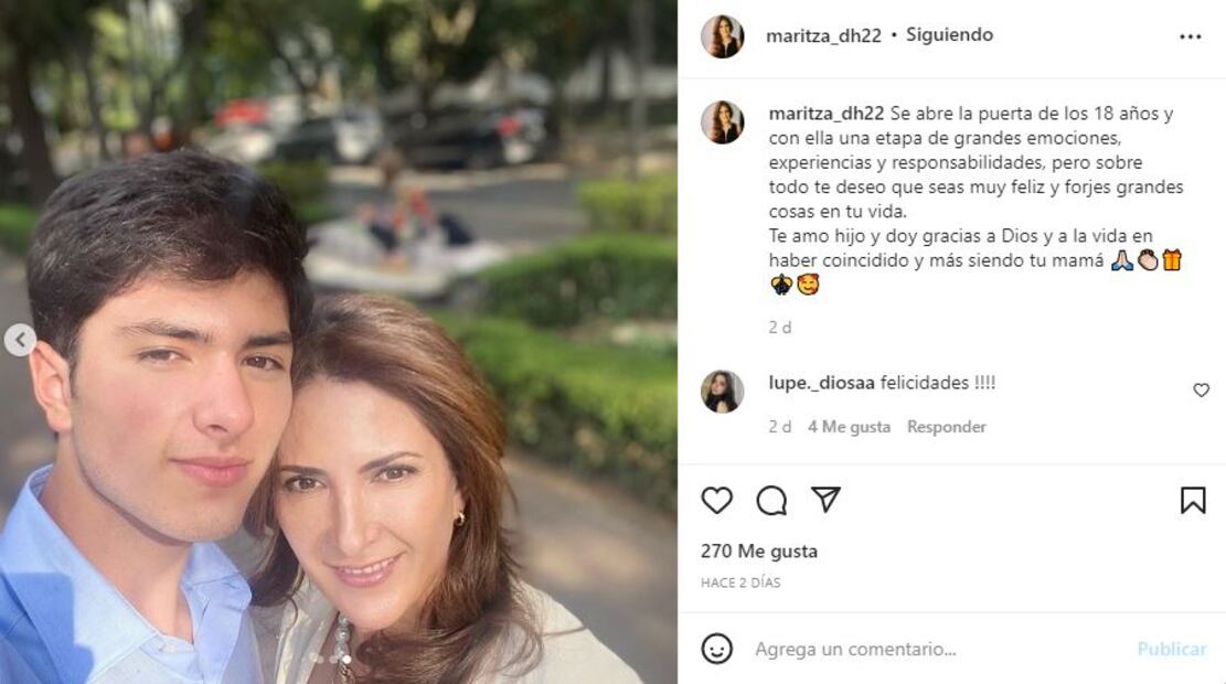 Diego Alejandro, hijo de Enrique Peña Nieto, cumple 18 años