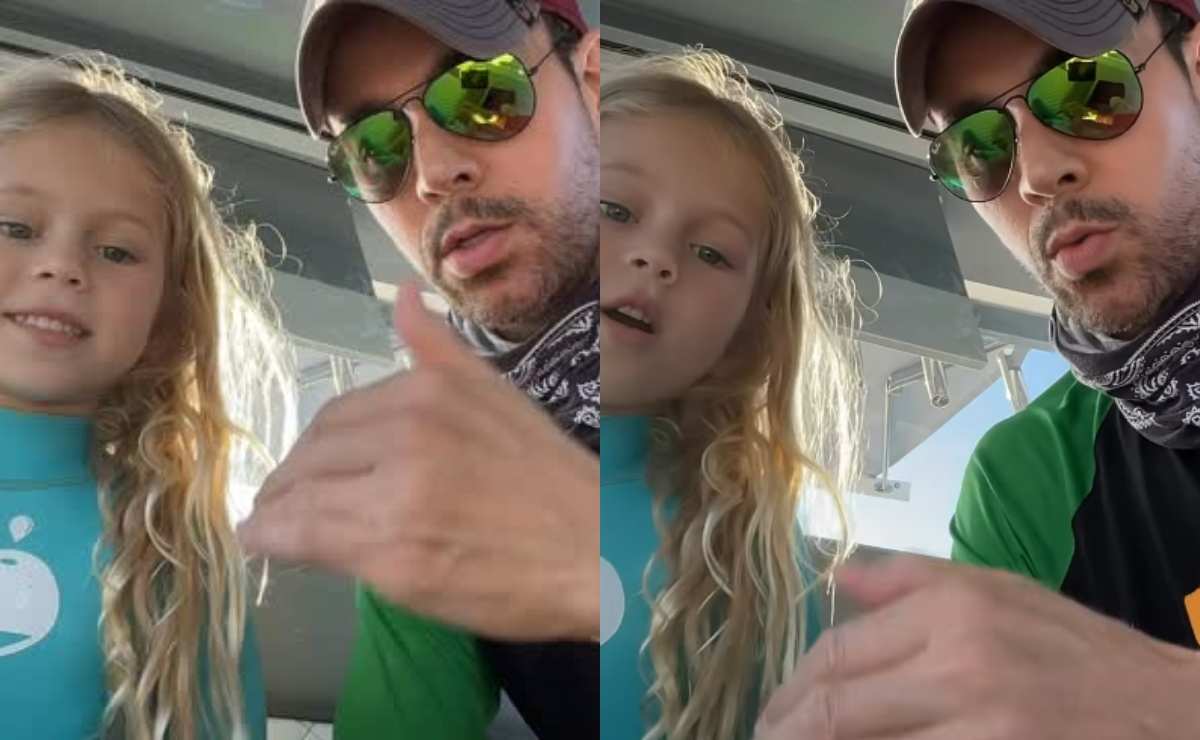 Enrique Iglesias junto a su hija Mary / Foto: Instagram @enriqueiglesias