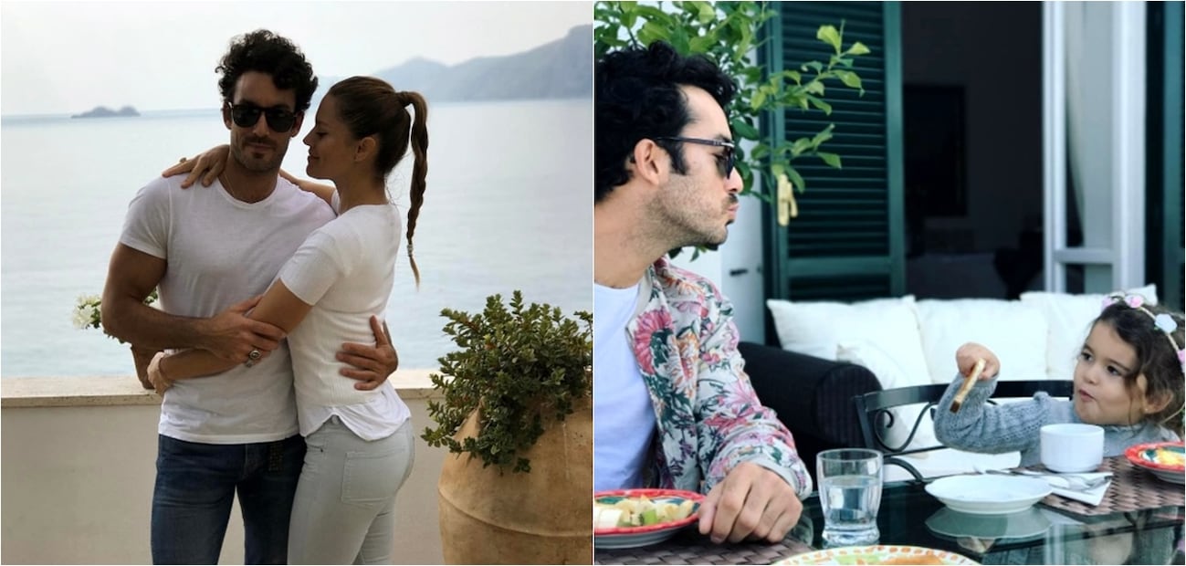 Aarón Díaz y Lola Ponce viajan en familia a Italia