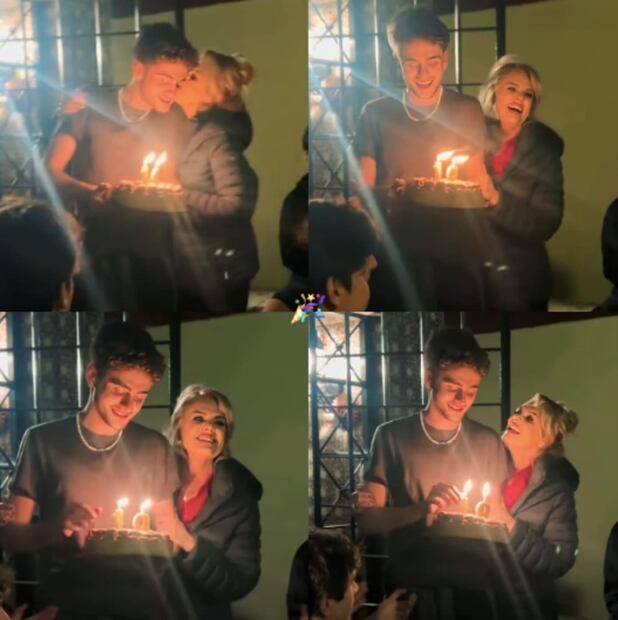 Érika Buenfil y su hijo Nicolás en su fiesta de cumpleaños / Instagram