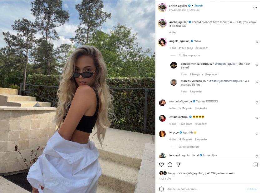 Aneliz Aguilar se transforma en una glamurosa rubia platinada