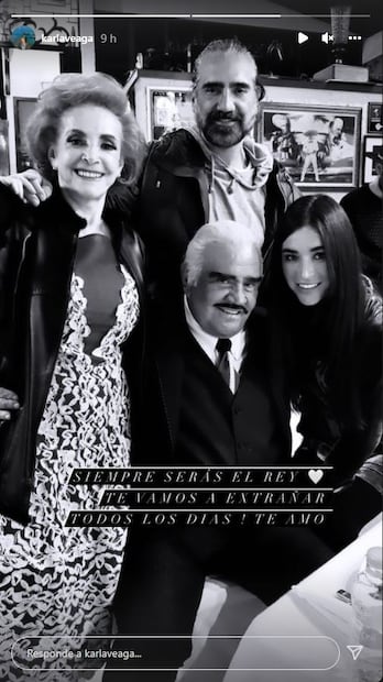 Vicente Fernández: Así lo despidió su familia en redes sociales