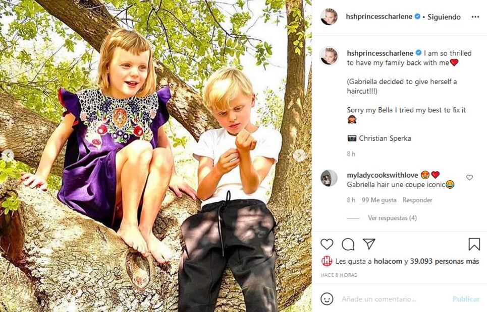 Charlène de Mónaco se reencuentra con el príncipe Alberto y sus hijos