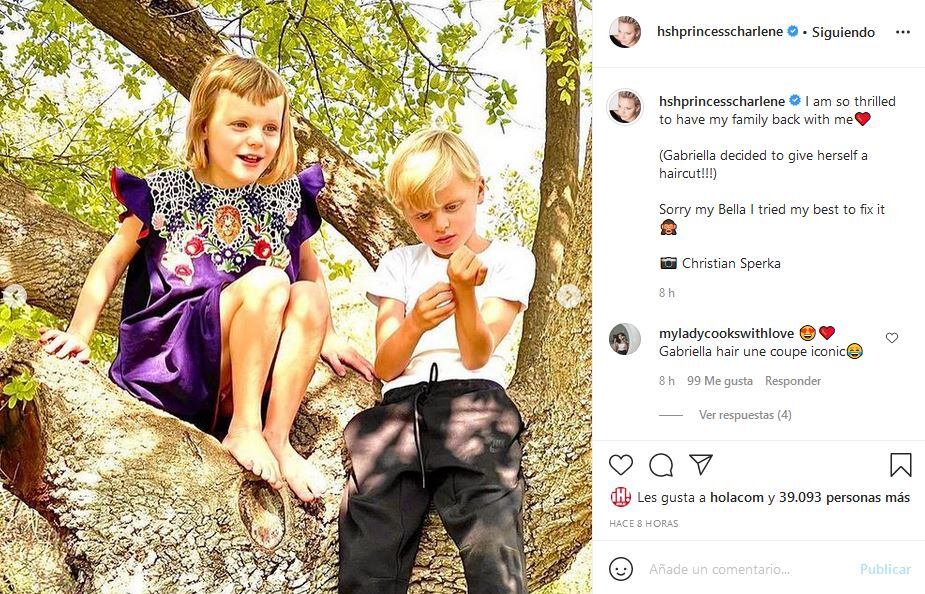 Charlène de Mónaco se reencuentra con el príncipe Alberto y sus hijos