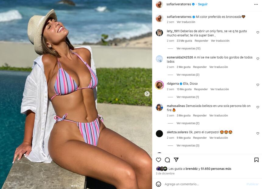 Top 5 Bikinis Sofía Rivera Torres/Instagram