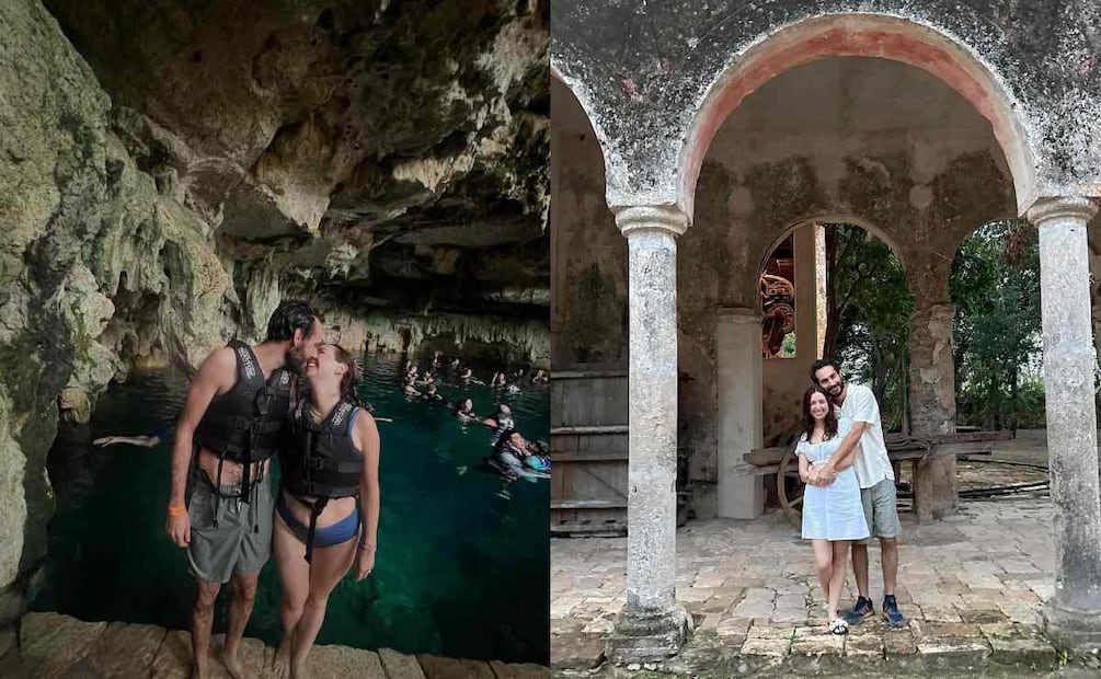 Fátima Torre compartió románticas fotografías junto a su novio / Fotos: Instagram