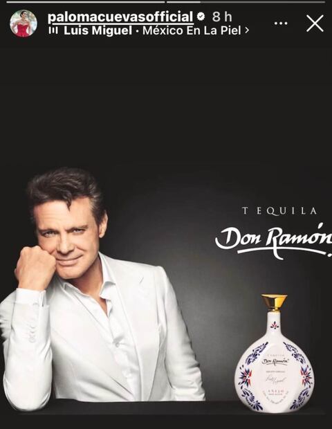 Paloma Cuevas compartió orgullosa una imagen de Luis Miguel / Foto: Instagram - @palomacuevasofficial