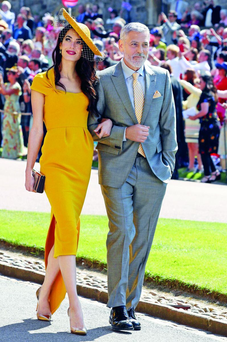 George y Amal Clooney entre los invitados a una cena en el palacio de Buckingham