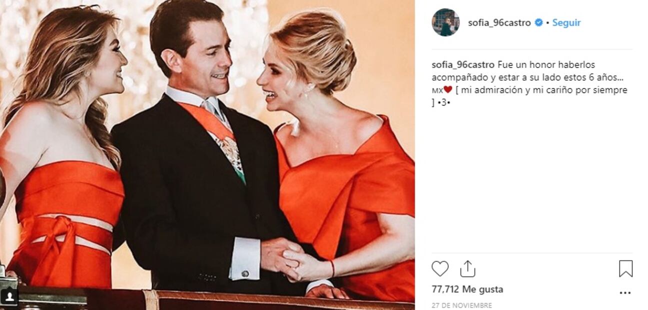 "Sigue volando Gaviota, con esas alas tan grandes que tienes": Sofía Castro dedica mensaje a su mamá Angélica Rivera