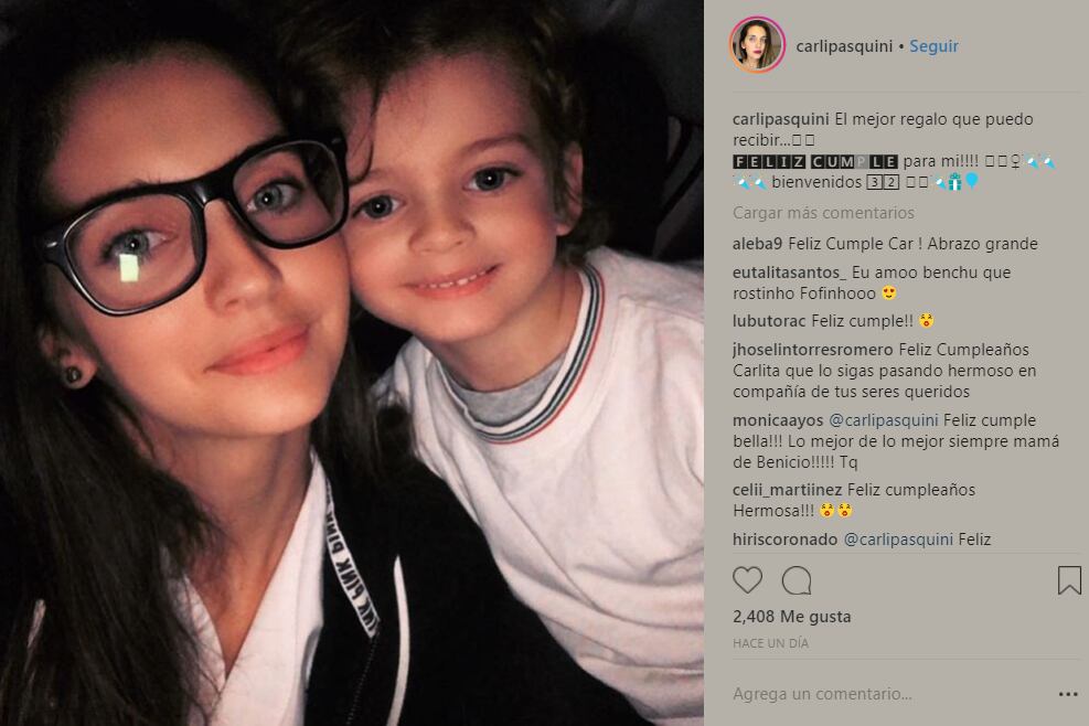 Paulina Goto dedica tierno mensaje a la ex pareja de Horacio Pancheri, su novio 