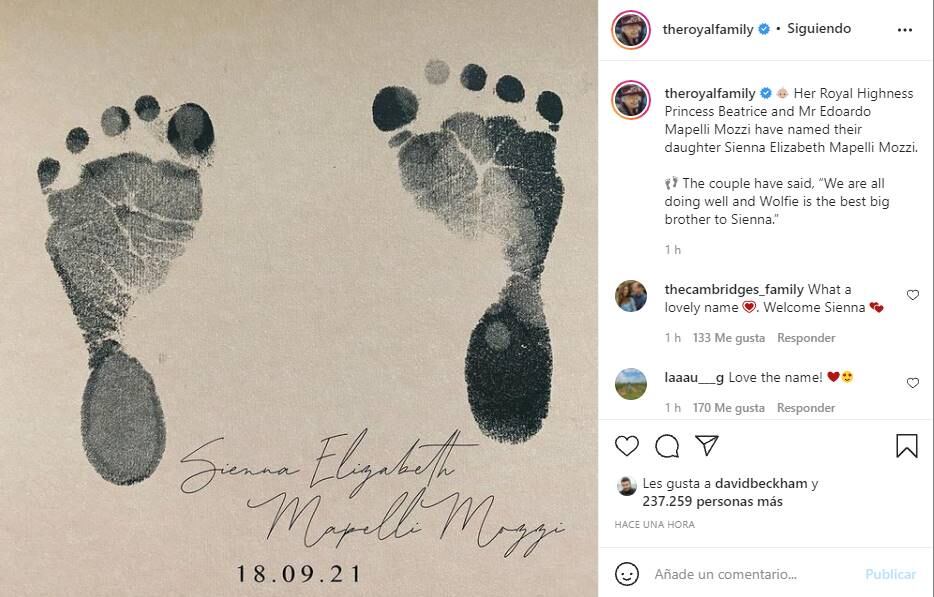Beatriz de York y Edoardo Mapelli revelan el nombre de su bebé: ¡italianísimo!