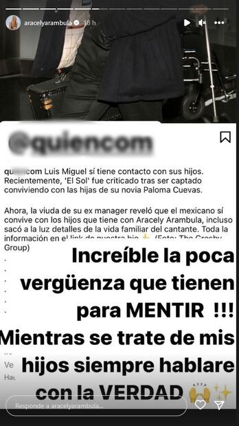 Cotundente mensaje de Aracely Arámbula