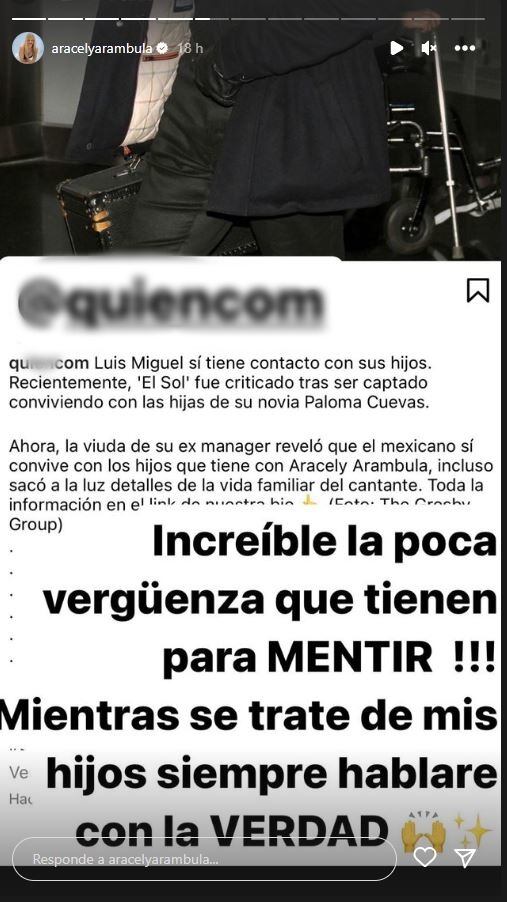 Cotundente mensaje de Aracely Arámbula