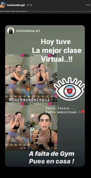 Bárbara de Regil comparte entrenamiento en casa por coronavirus