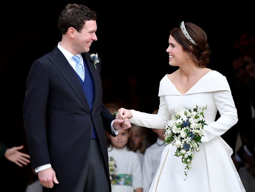 ¿Quién diseñó el vestido de novia de la princesa Eugenia de York? 
